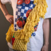 bolsa roma amarela, 100% artesanal, macramê